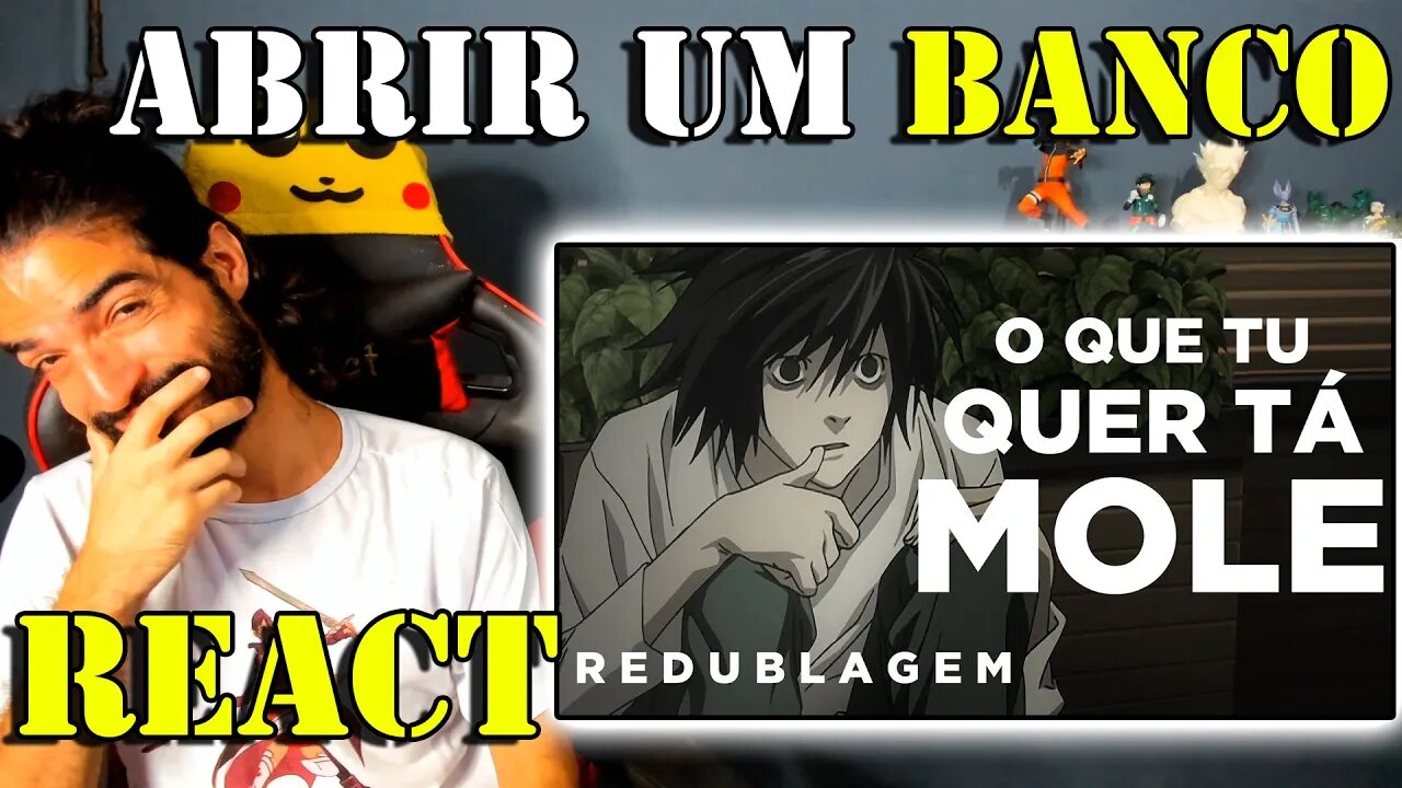 REACT - Death Note da Bagaceira (Paródia Redublagem) Pabollo