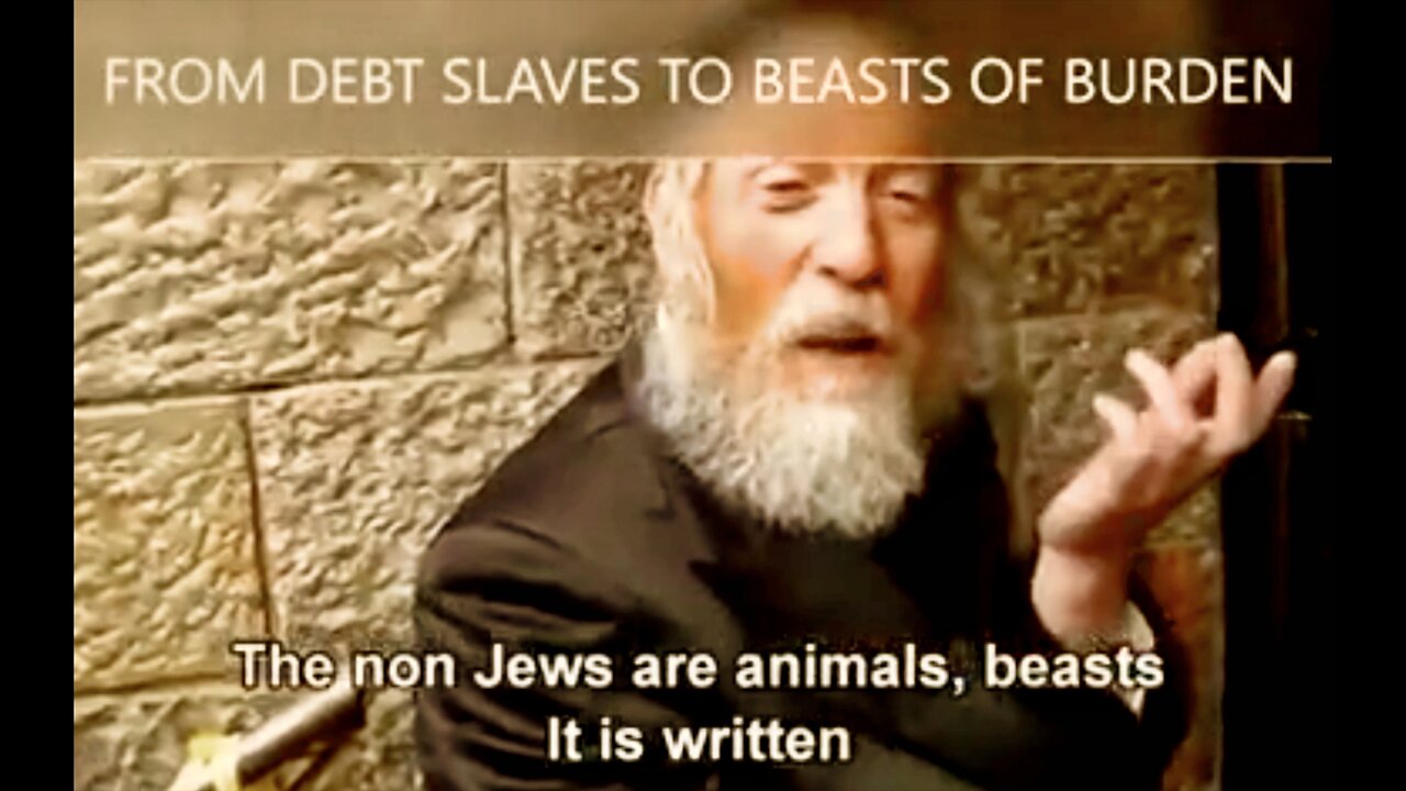 Uncensored Video of Jews Admitting Non Jews Are Animals Beasts Slave That Exist Just To Benefit Jews