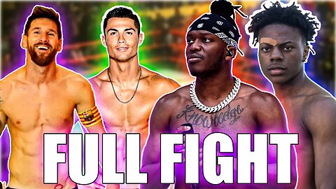 ISHOWSPEED got betrayed by Ronaldo while fighting Ksi and Messi