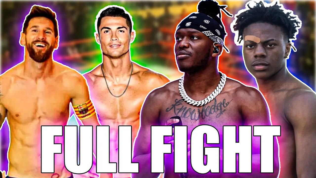 ISHOWSPEED got betrayed by Ronaldo while fighting Ksi and Messi