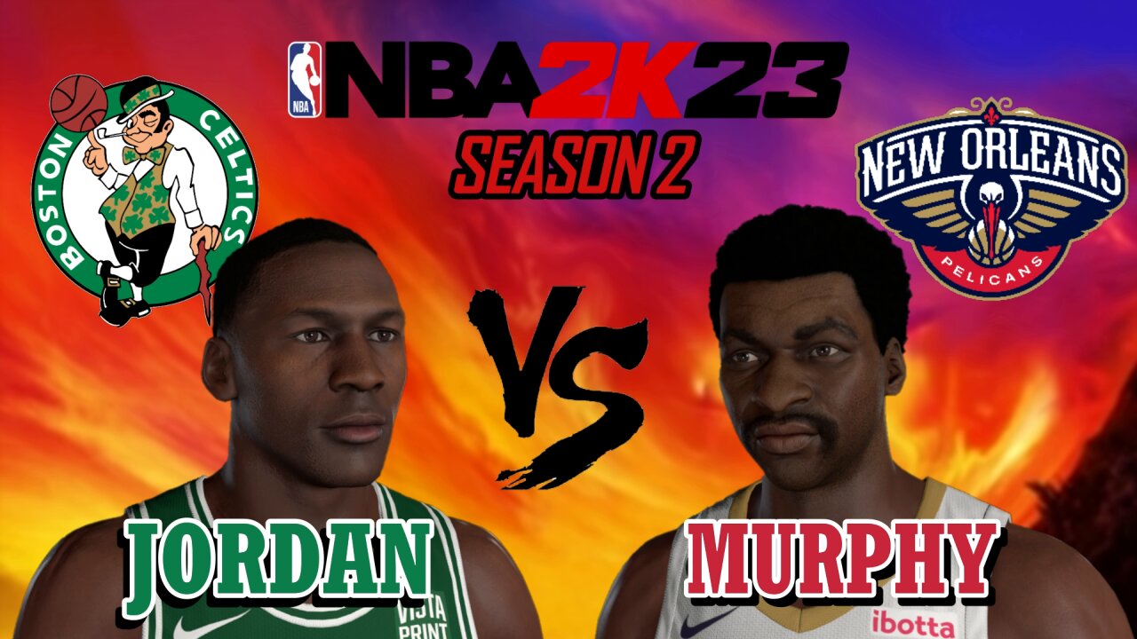 Michael Jordan vs Calvin Murphy - Boston Celtics vs New Orleans Pelicans - Season 2: Game 29