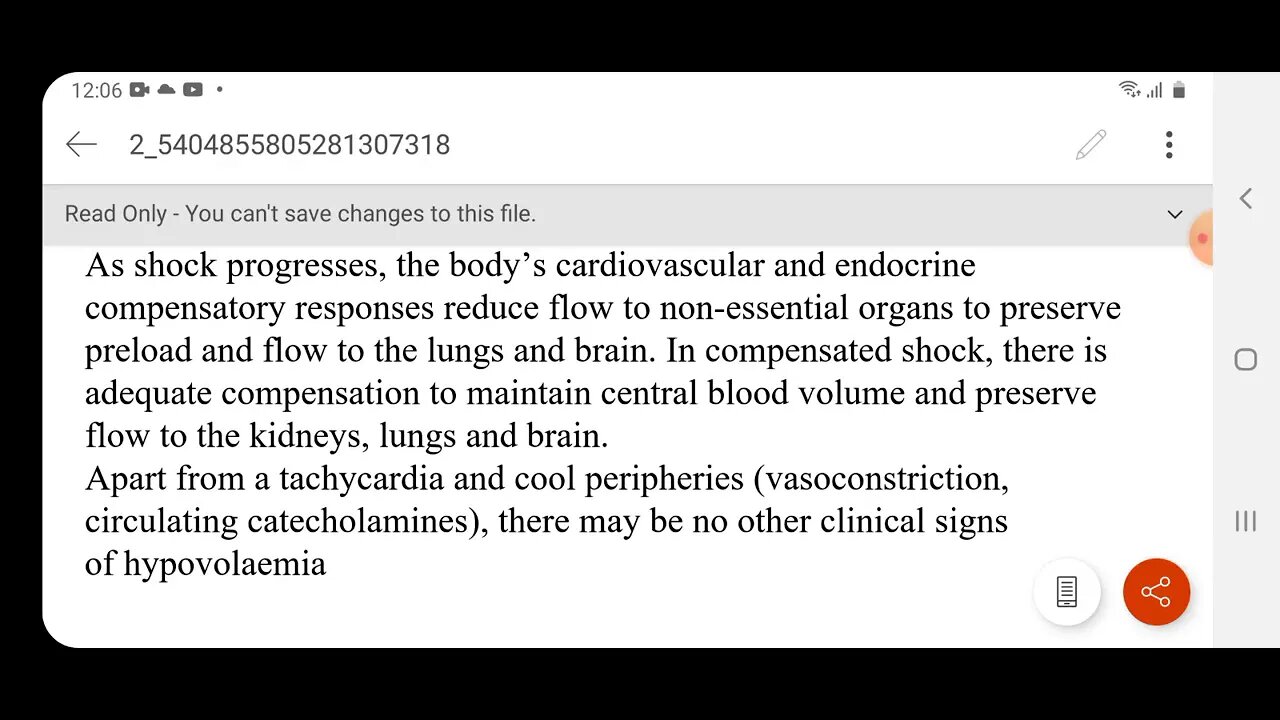 General surgery L3 (Shock)