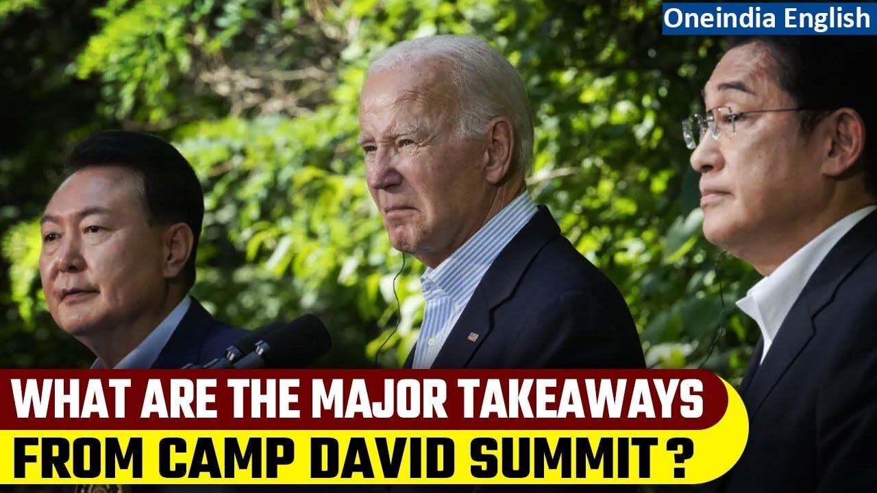 Camp David Summit: Historical, first-ever trilateral summit of USA, Japan, S.Korea concludes