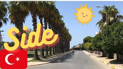 Side Türkei ; unser Weg zum Strand