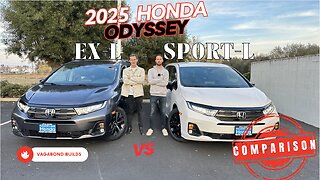 EX-L vs Sport-L in 2025 Honda Odyssey. What are the differences?