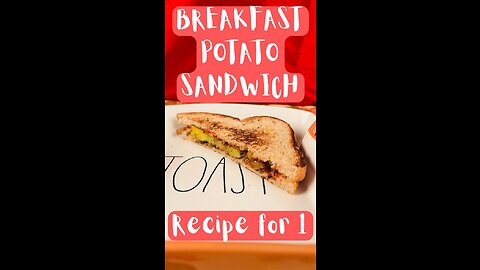 Breakfast Potato Sandwich 🥔🥪😋