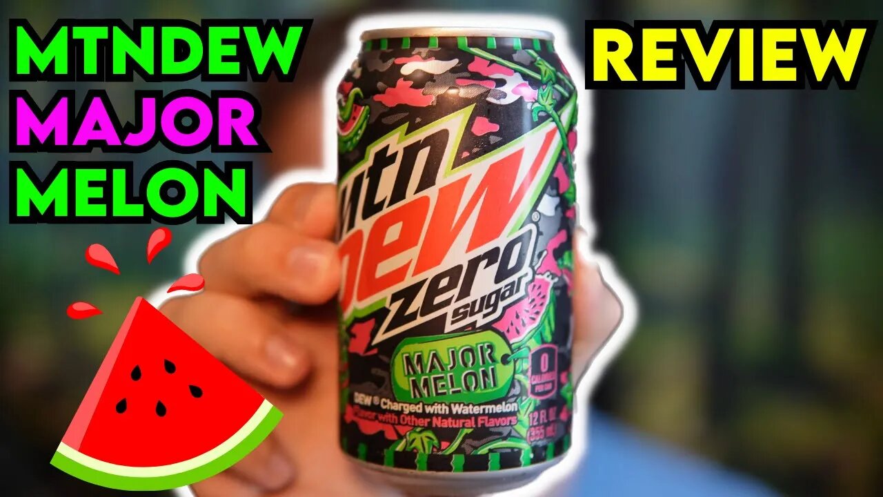 MTN DEW ZERO MAJOR MELON Review