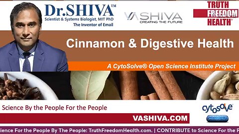 Dr.SHIVA™: Cinnamon on Digestive Health @CytoSolve® Systems Analysis(2/22)
