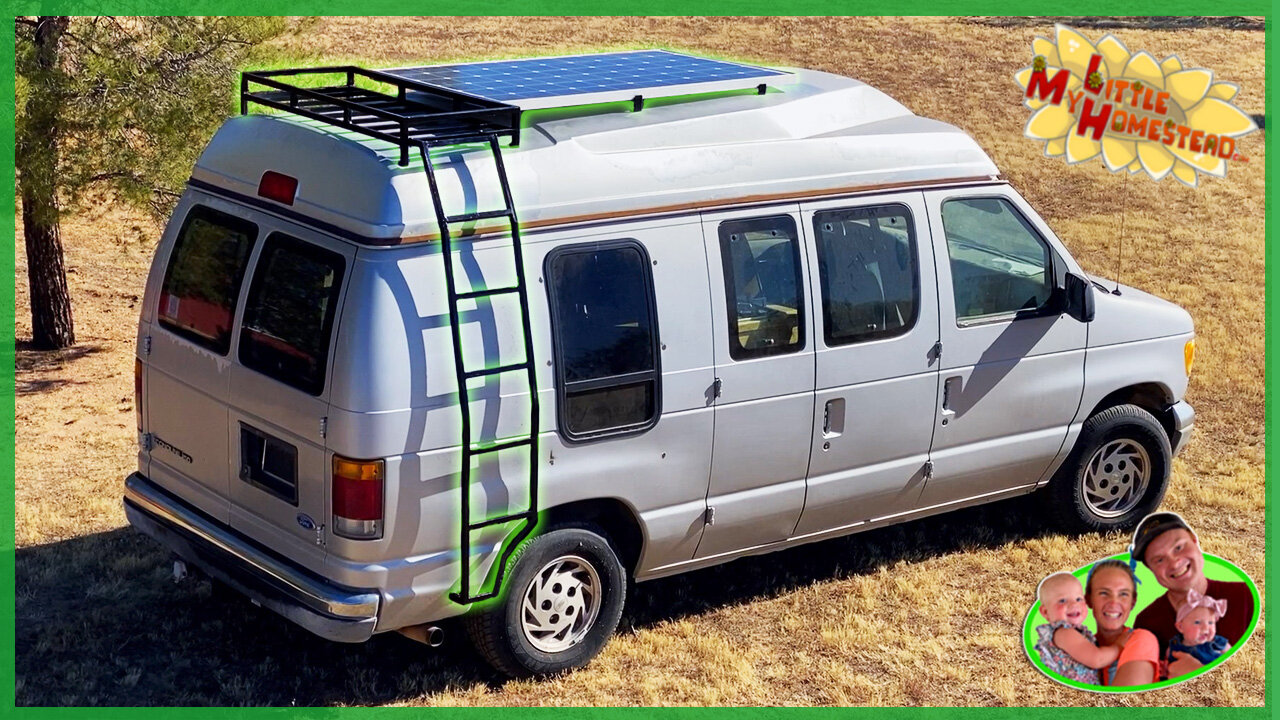 Reaching New Heights with Free Scrap Metal!!! | Installing Solar System on DIY Conversion Van | Weekly Peek Ep334