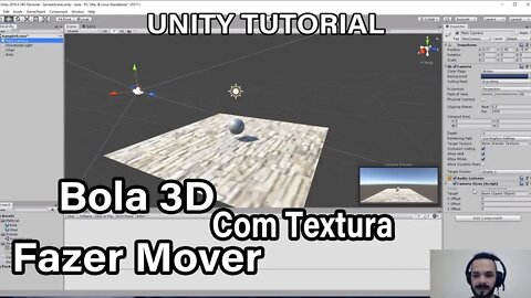 Bola 3D Movimento - Movimentacao de Objetos no Unity 3D