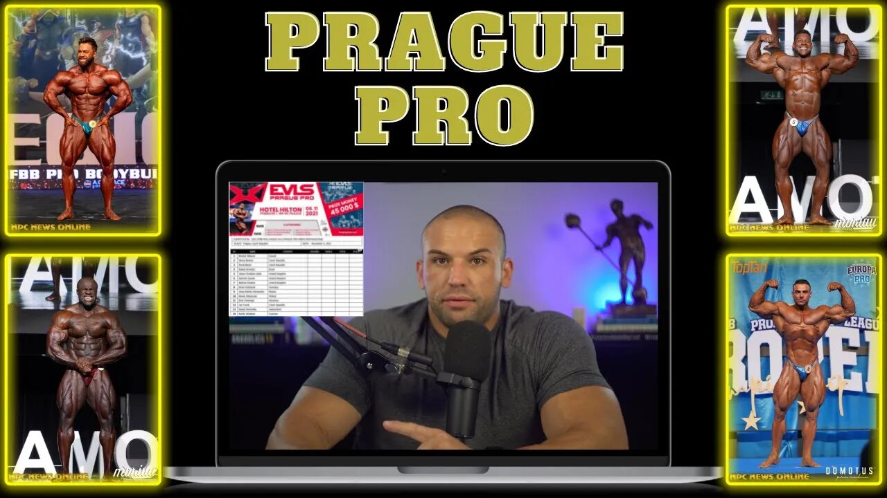 Regan Grimes, Nathan DeAsha, Rafael Brandao & Samson Dauda| IFBB Prague Pro