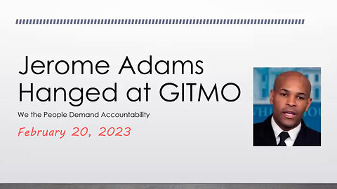 Execution of Jerome Adams at GITMO Feb 20, 2023