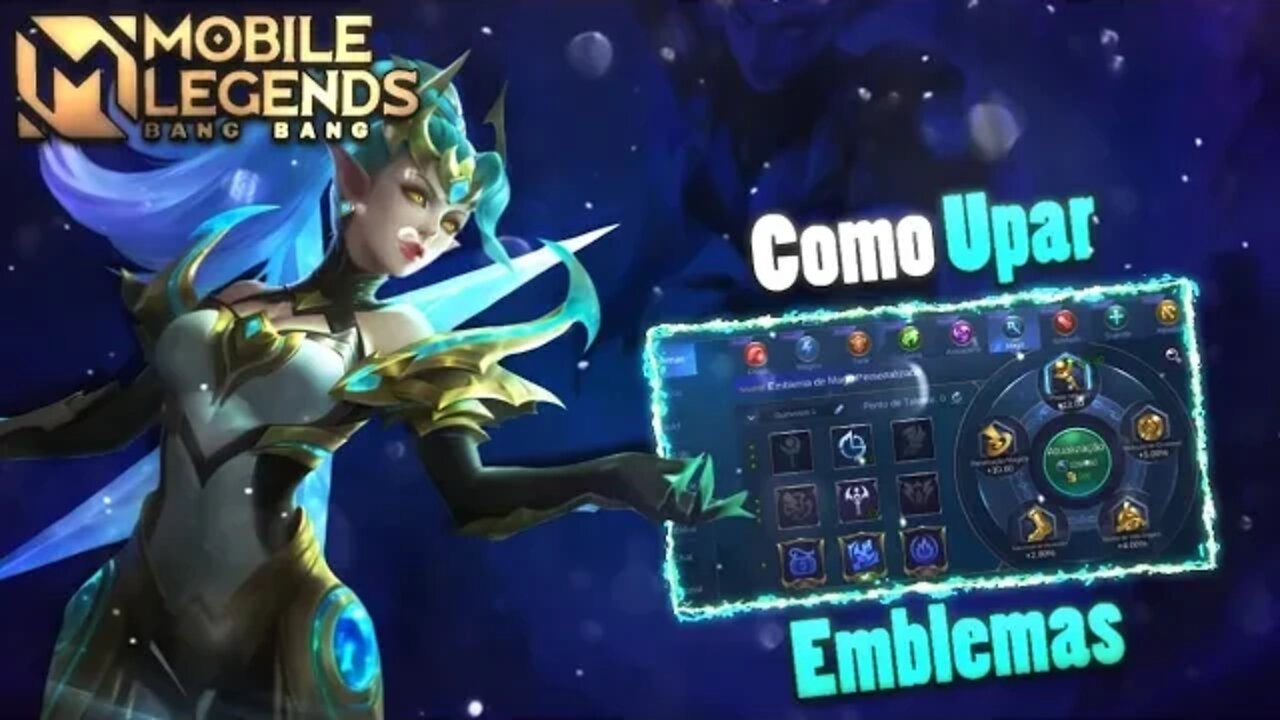 Como UPAR seus EMBLEMAS da maneira CORRETA | Mobile Legends