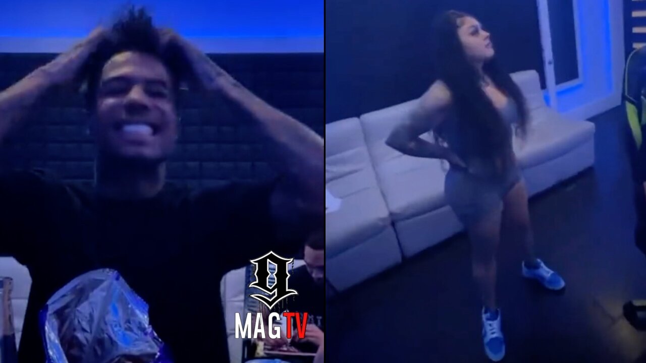 Blueface Goes Off On "BM" Jaidyn Alexis During Studio Session! 🎙