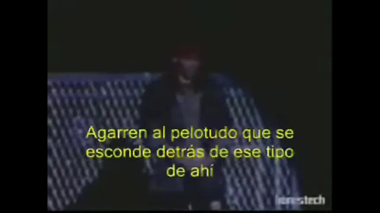 GUNS 'N ROSES - Civil war Chile 1992 - Incidente