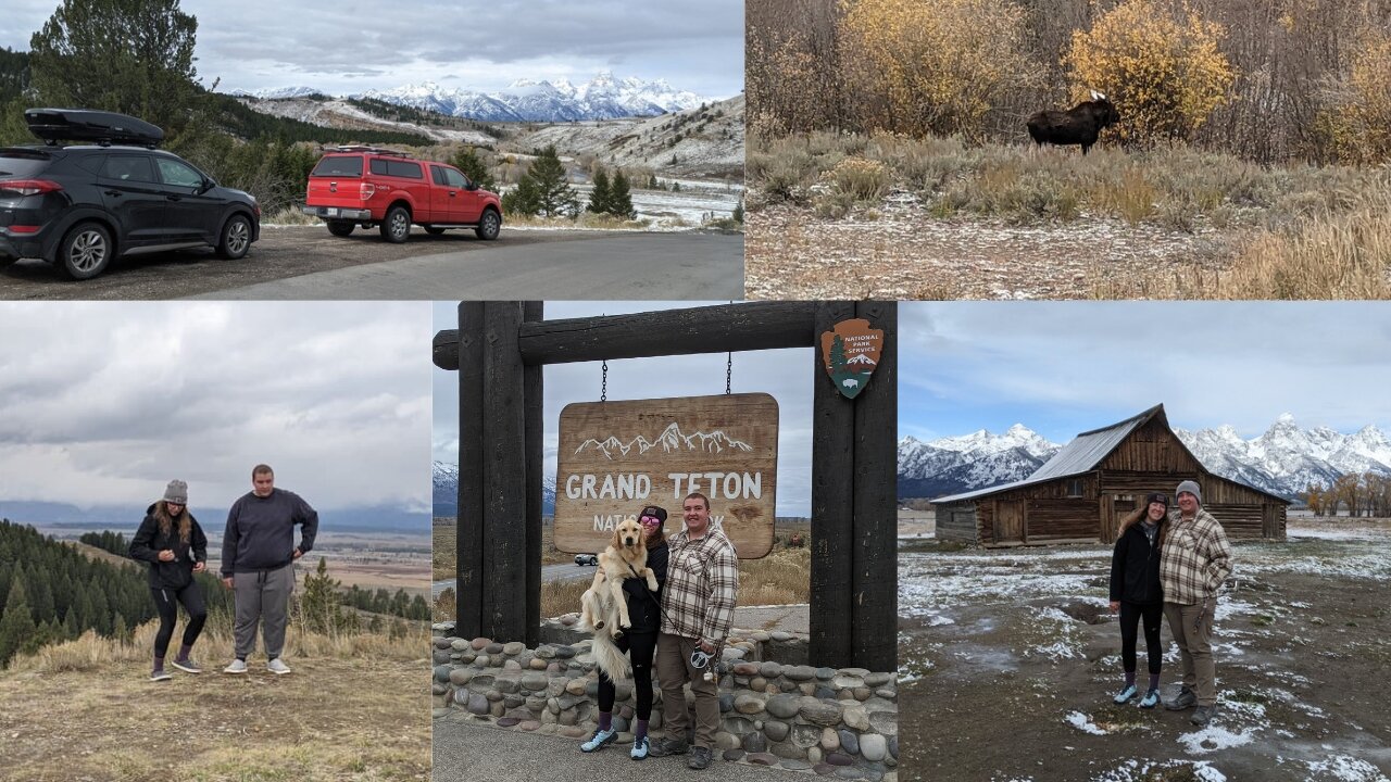 Grand Tetons - Stolen Fire Wood, Broken Phones, Bull Moose and the Biggest Pizza in Wyoming