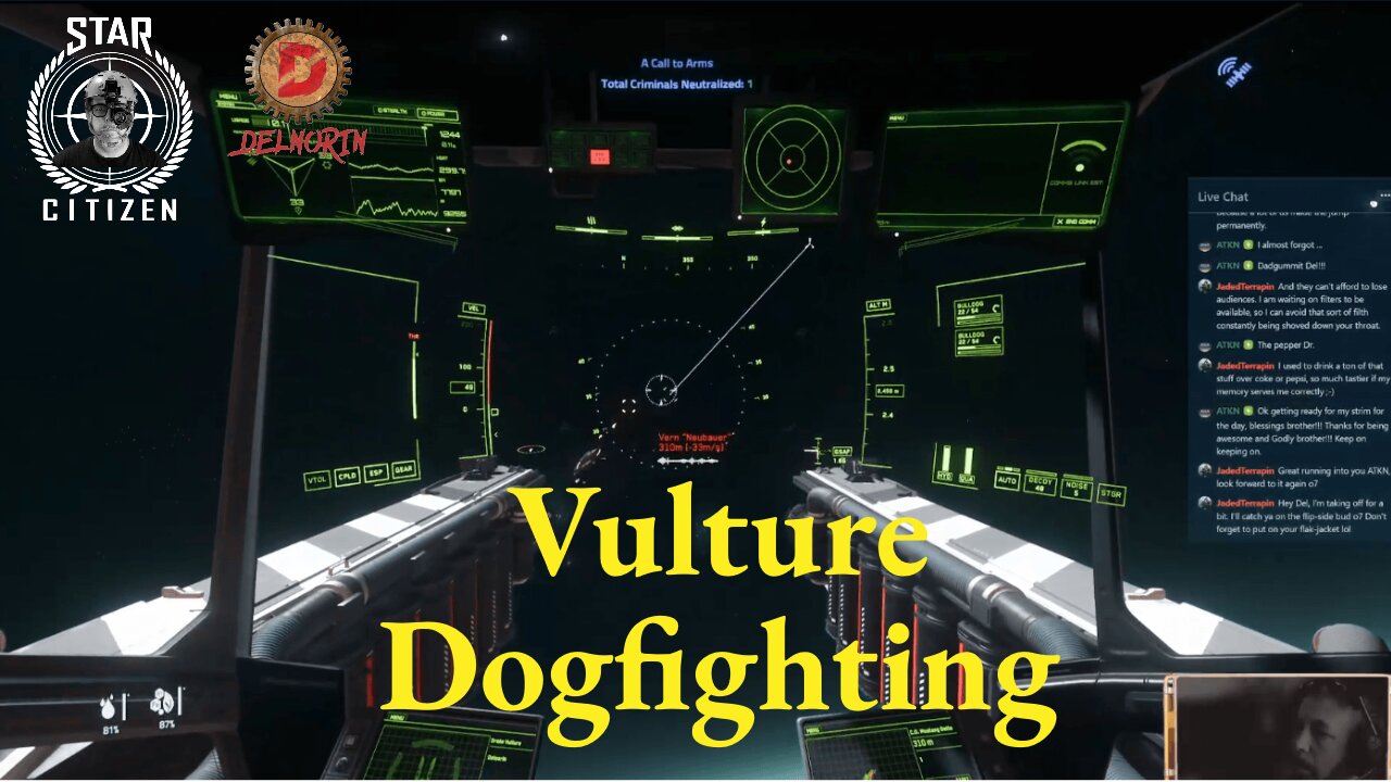 Star Citizen [ Vulture Dogfighting - RAFT Delivery - 30K $107,000 LOSS ]