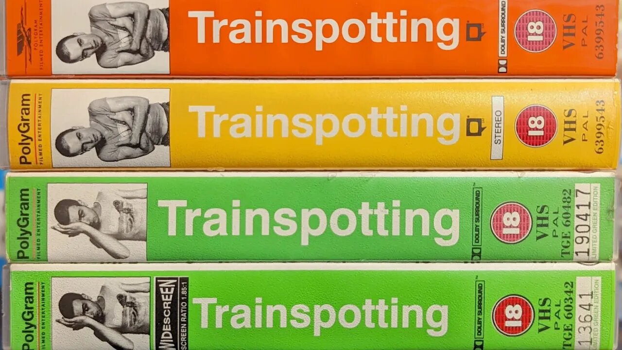 Trainspotting (1996) Collection on VHS Tape 📼💉 #90smovies