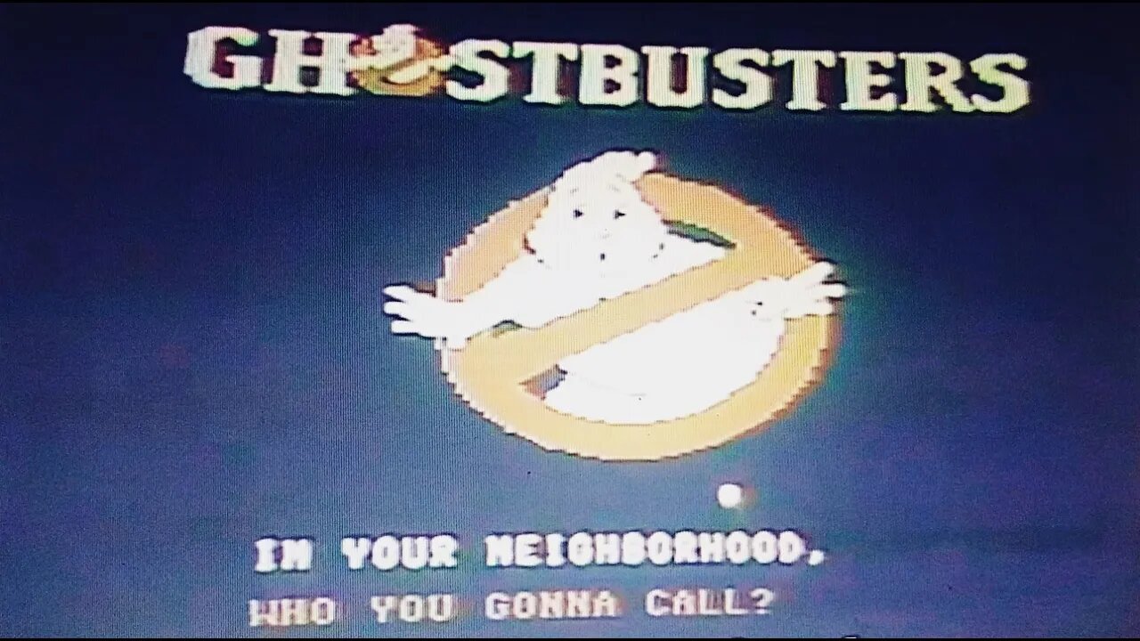 Cazafantasmas, videojuego de 1984 - Ghostbuster Game by David Crane