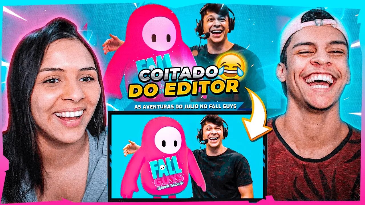 AS AVENTURAS DE COCIELO NO FALL GUYS! | [React em Casal] 🔥
