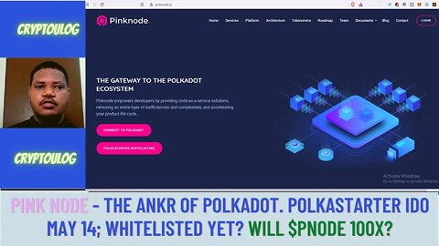 Pink Node - The Ankr Of Polkadot. Polkastarter IDO May 14; Whitelisted Yet? $PNODE 100X?