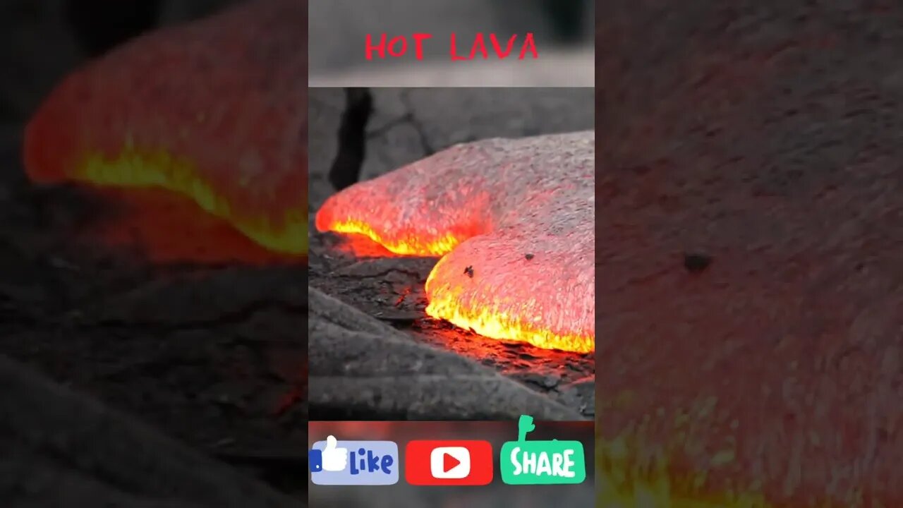 What you can learn from a quick step on the lava?🤔#viral #volcano #shorts #fyp
