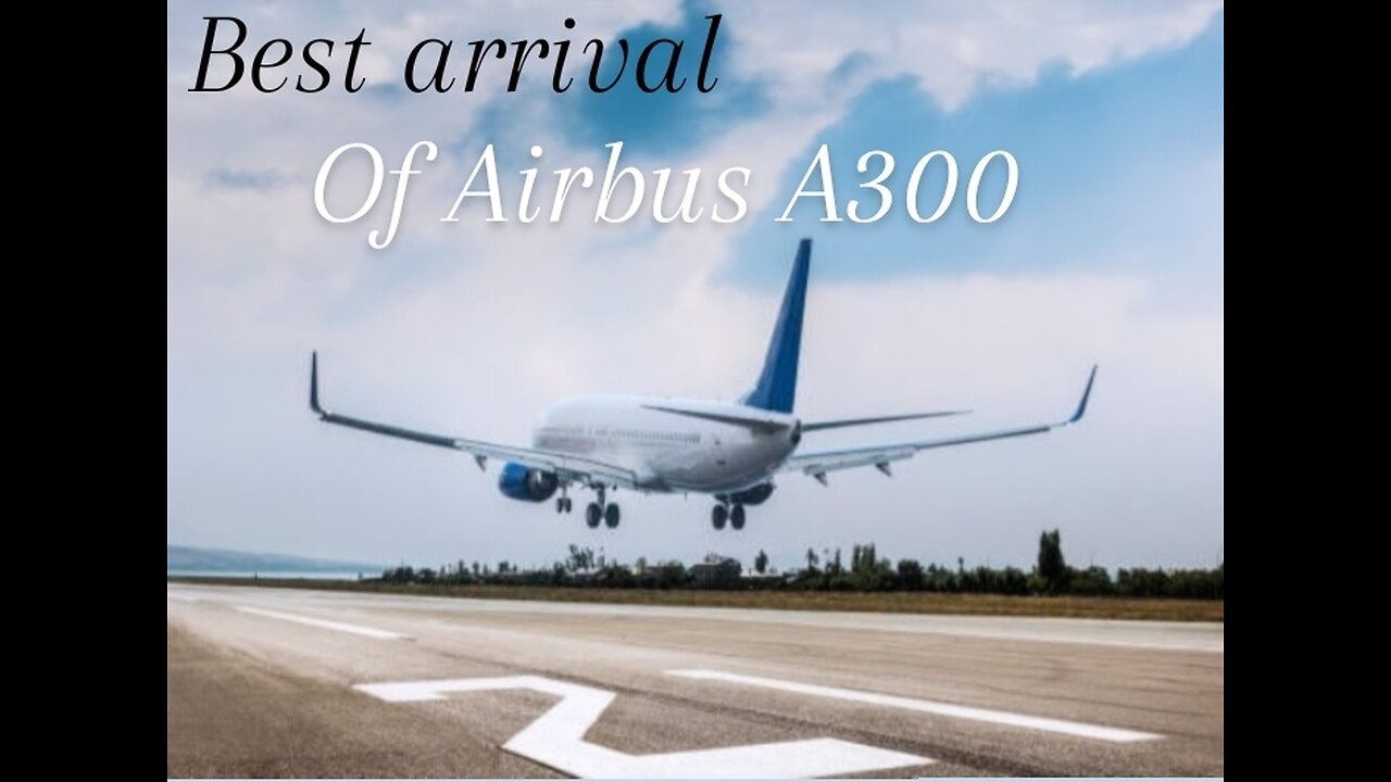 Beautiful arrival of Airbus A330