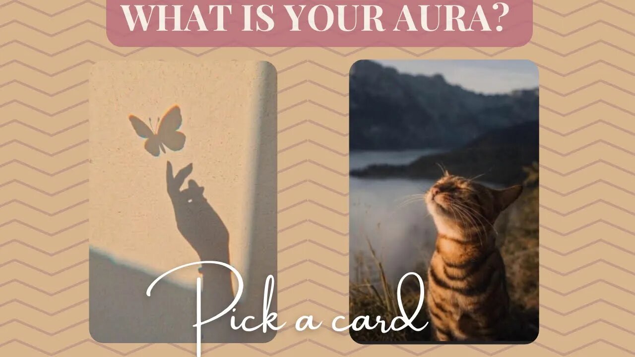 WHAT IS YOUR AURA? ✨Pick a card #tarot