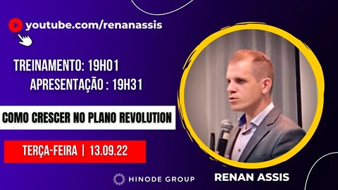 COMO CRESCEER NO PLANO REVOLUTION HINODE | RENAN ASSIS