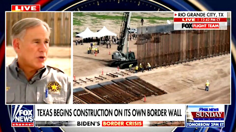 Texas Is Building a Border Wall Because Biden Won't