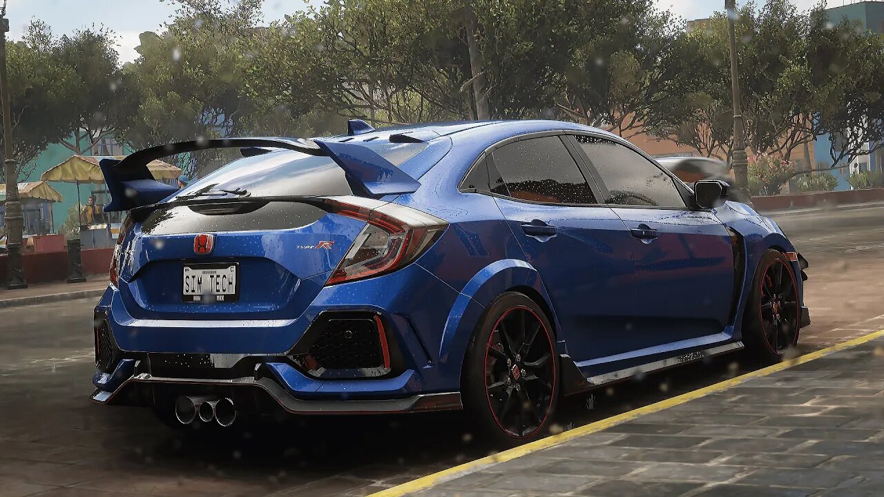 Forza Horizon 5 | Honda Civic Type-R WITHOUT GRIP at maximum speed