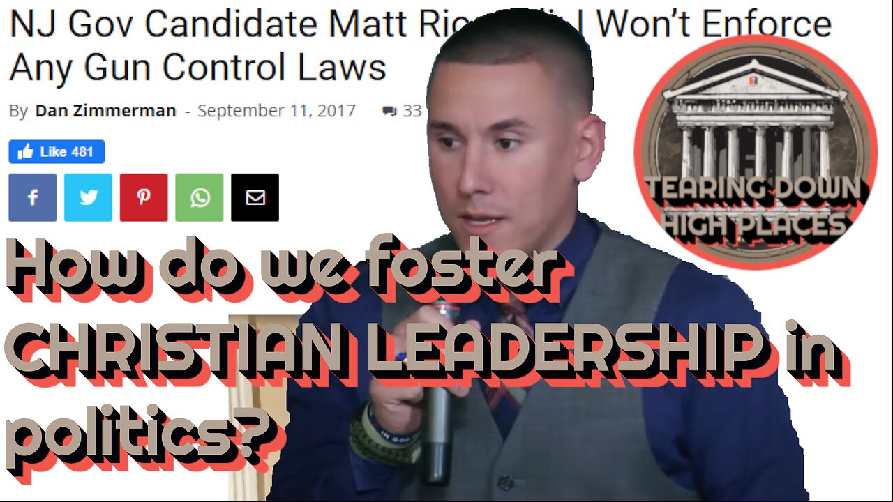 EP 40 HOW SHOULD THE CHURCH FOSTER POLITICAL LEADERSHIP WITH MATT RICCARDI