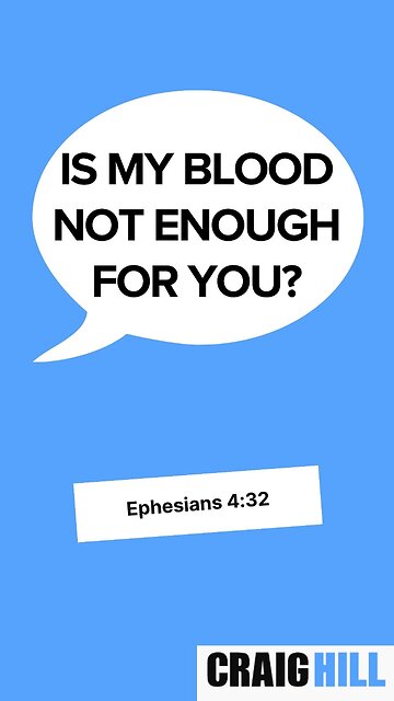 Forgiveness doesn't mean there's not a price to be paid...