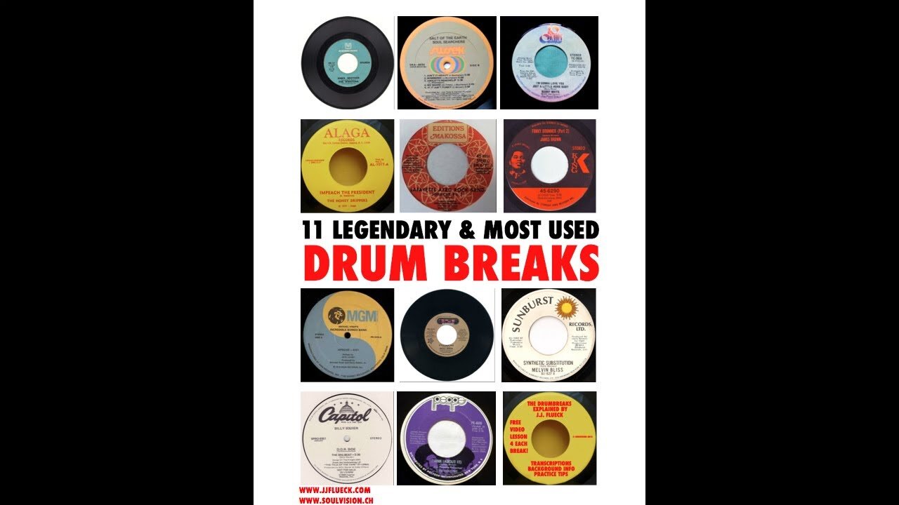 11 Legendary & Most Used Drum Breaks (LIVE DRUMS) | SoulVision