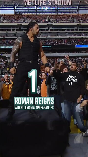 10 days until #WrestleMania! Acknowledge your Tribal Chief’s history at The Show of Shows.