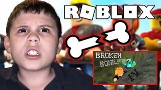 ROBLOX BROKEN BONES 4 BREAKING EVERY SINGLE BONE!