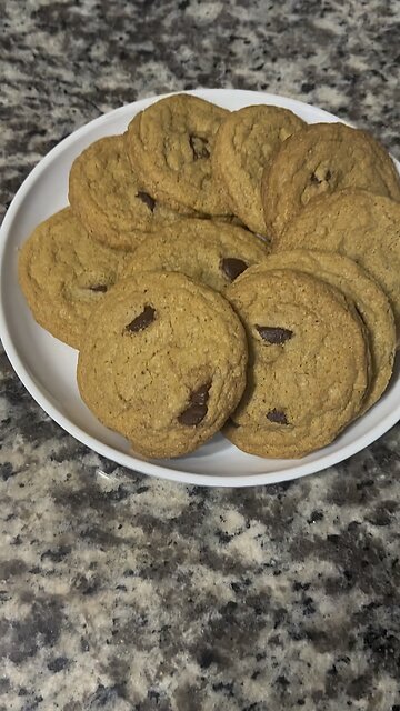 Chocolate Chip Cookies made with Freshly Milled Flour