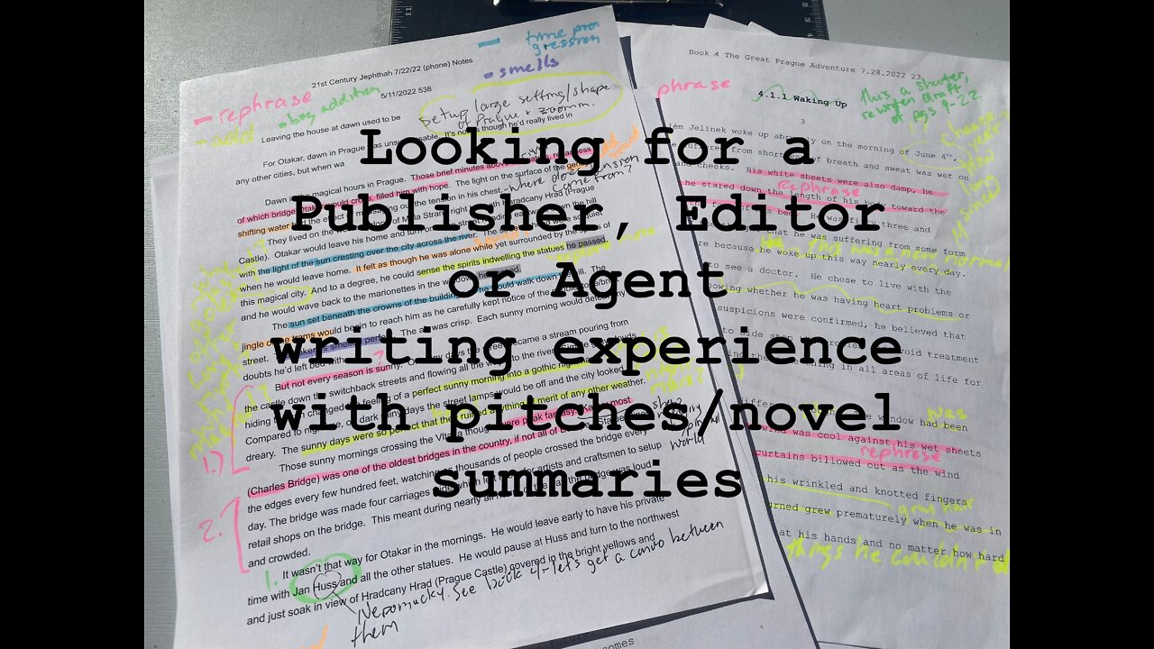 Looking for Publisher, Editor, Agent with novel and story pitches