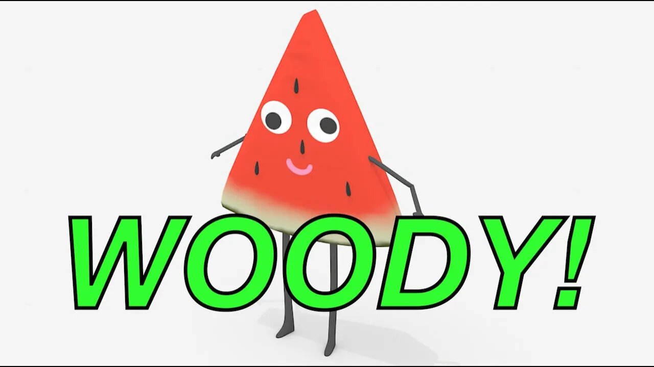 Happy Birthday WOODY! - WATERMELON Birthday Song