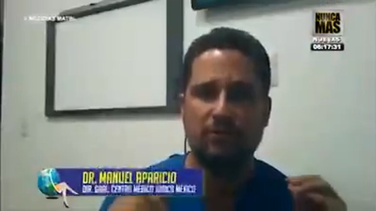 EL DR MANUEL APARICIO JAMAS PERDIO UN SOLO PACIENTE ENFERMO DE COVID EN SU CLINICA MIENTRAS DABA TRATAMIENTO A ENFERMOS DE COVID CON DIOXIDO DE CLORO Y ALGUNOS MEDICAMENTOS DE MEDICINA ALTERNATIVA