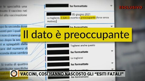 L'AIFA ha nascosto i numeri dei decessi dovuti alle vaccinazioni