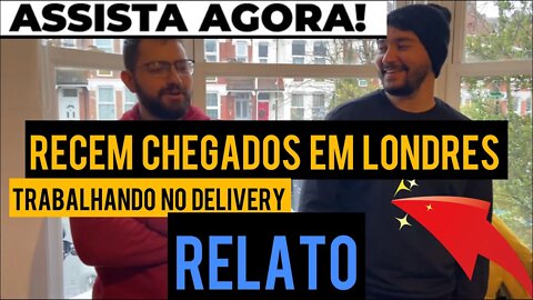 RECÉM CHEGADOS EM LONDRES | TRABALHANDO NO DELIVERY | Negritinh Pelo Mundo