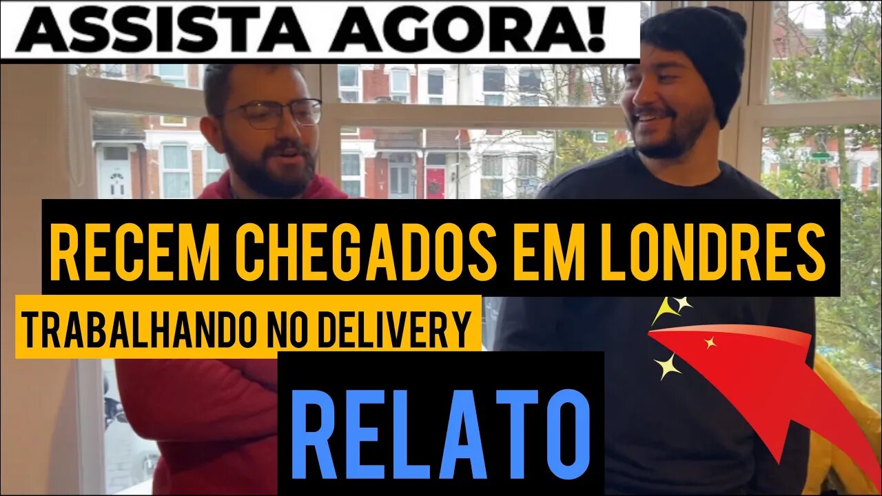 RECÉM CHEGADOS EM LONDRES | TRABALHANDO NO DELIVERY | Negritinh Pelo Mundo
