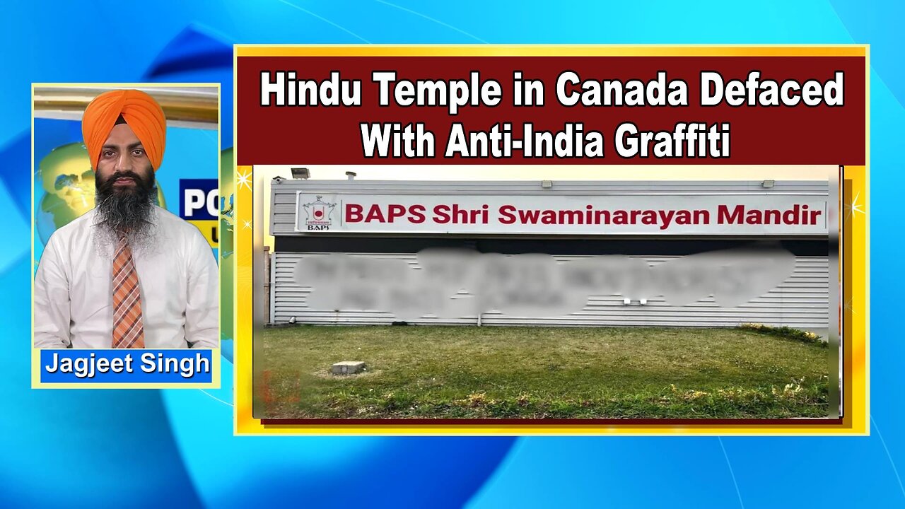 "Khalistan Referendum Countdown: Who is Behind the Controversial Graffiti?"