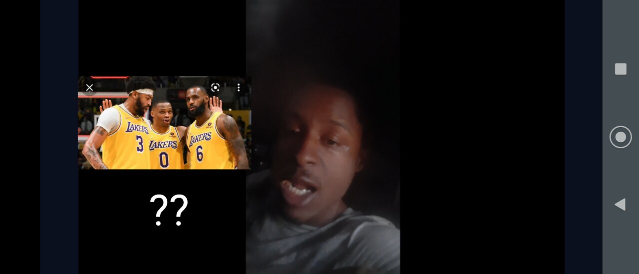 GETTIN HIGH EATIN PIZZA AN WINGS TALM BOUT DA LAKERS COME AN JOIN GANGO