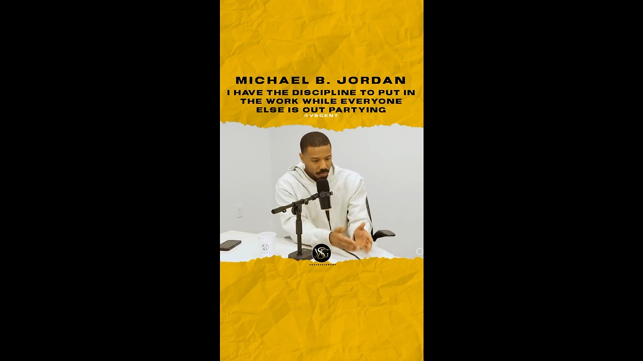 #michaelbjordan I have the discipline to put in the 💼 while every1 is out 🎉🎥 @mworthofgame
