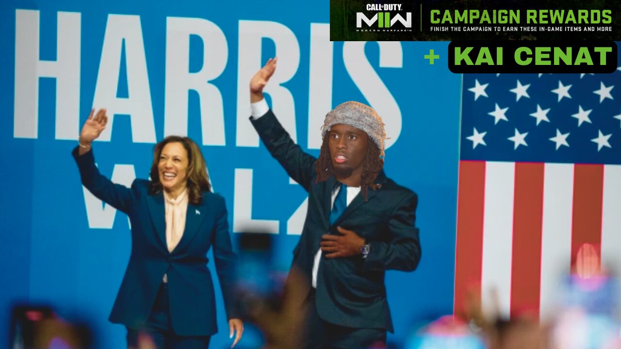 Kai Cenat & Kamala Harris Campaign Stream