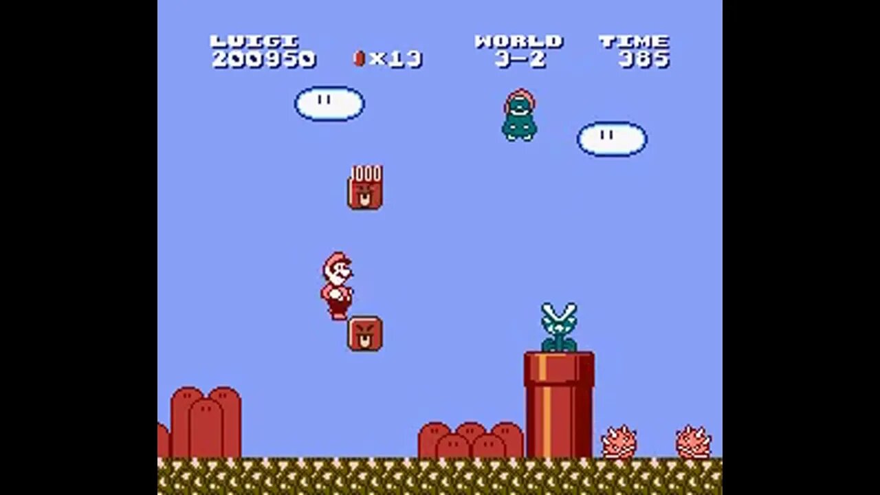 Trying out a ROM hack on Project Nested (1.4.2) w/ SNES9X - Super Luigi! The Forgotten Adventure!