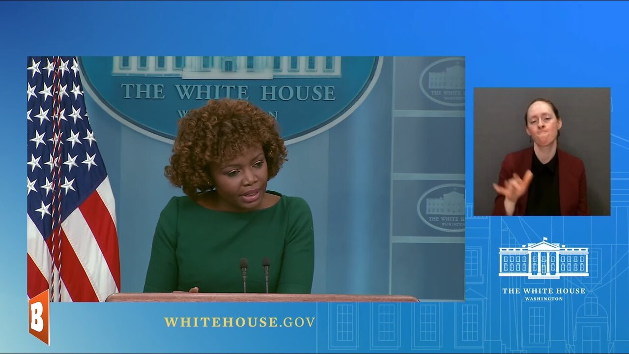 White House Press Secretary Karine Jean-Pierre briefing reporters & taking questions...