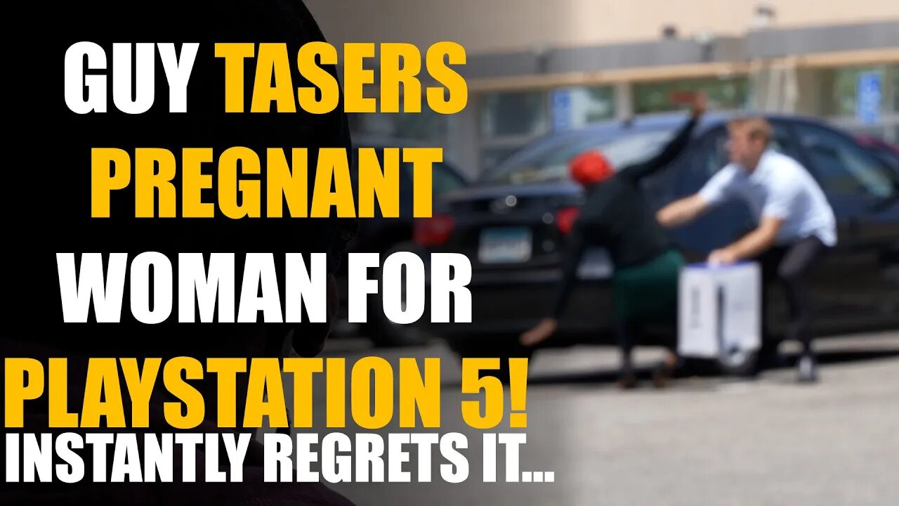 Pregnant Woman Tased for her PlayStation 5! Man Instantly Regrets It | Sameer Bhavnani